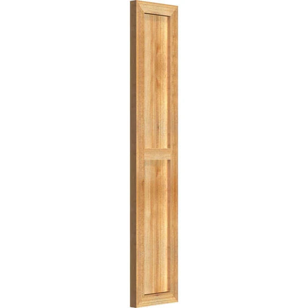 Framed Board-n-Batten Shutters, Rough Sawn Western Red Cedar (Per Pair) H816