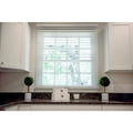 Cordless Soft White Faux Wood Room Darkening Blinds N4741
