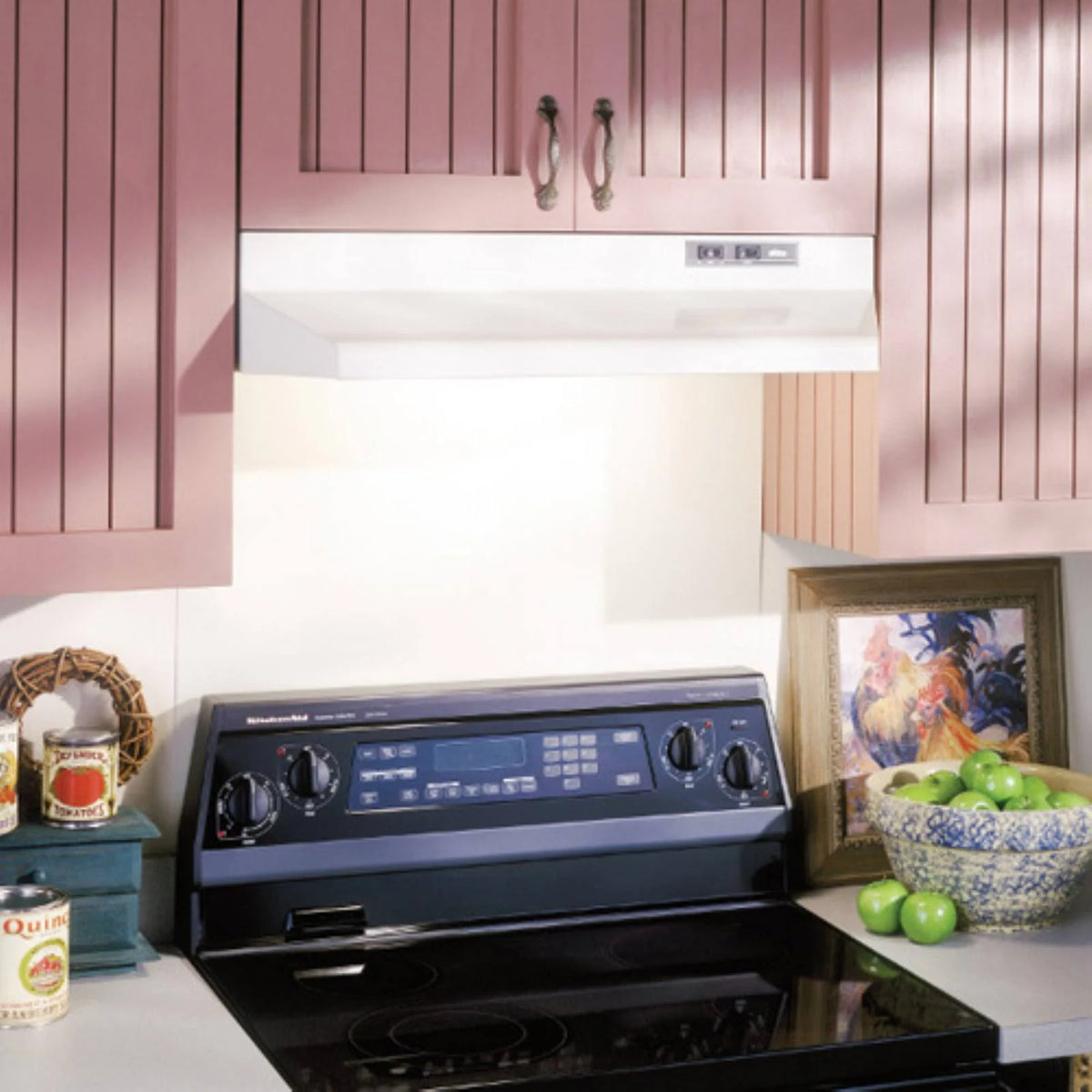 42-Inch Almond Under Cabinet Range Hood F693