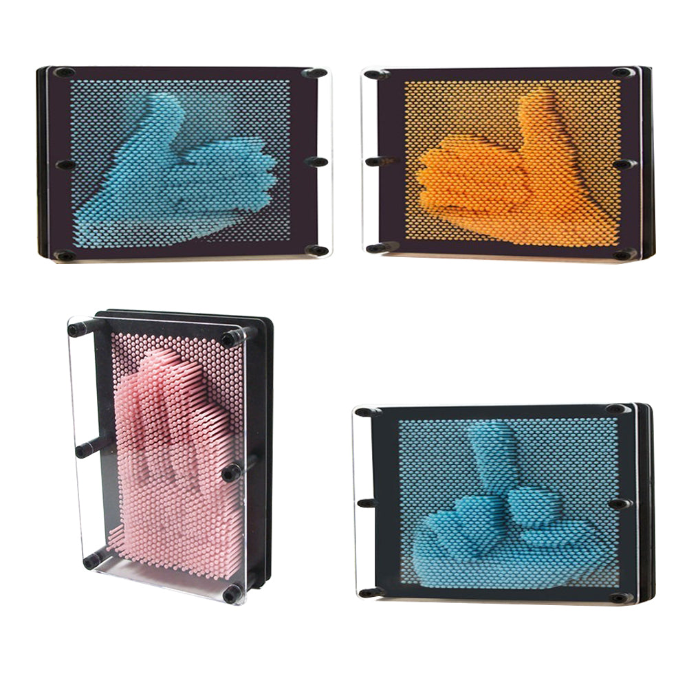 Medium Size Pink 3-Dimensional Pin Art Board Toy E8882