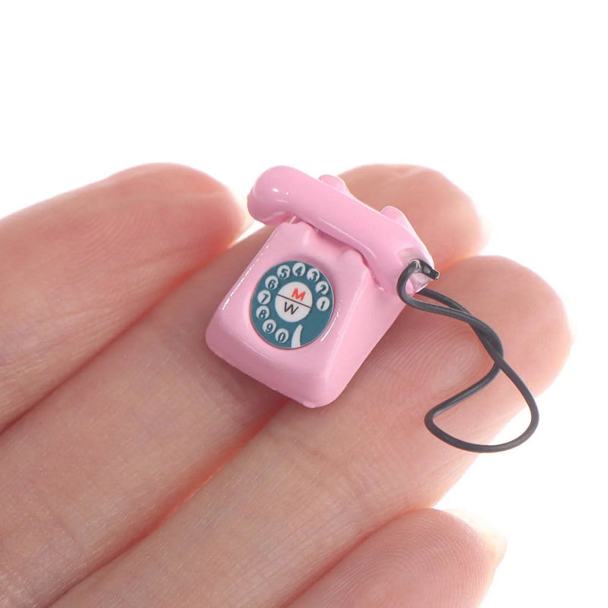 Retro Dollhouse Miniature Telephone Kids Toys M7692