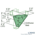 90D Corner Plate A61175