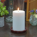 3 x 6 inch White Pillar Candle, Set of 12 L68312