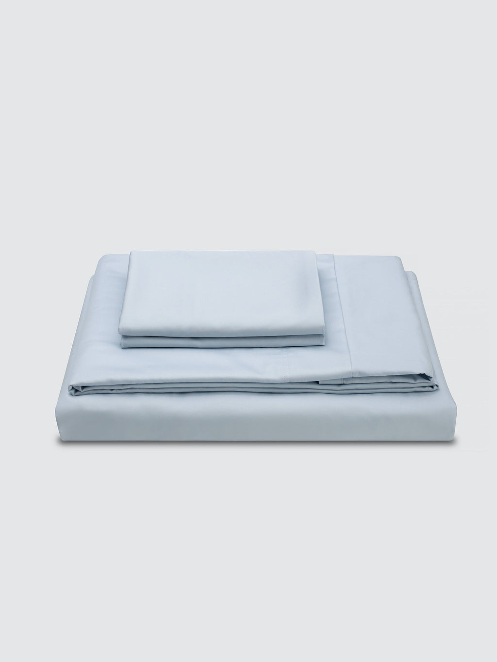 Powder Blue Twin XL Percale Cooling Sheets B930