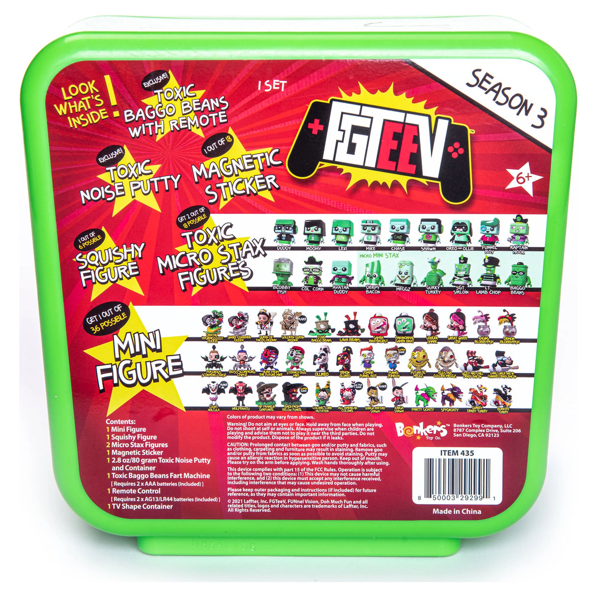 Giant Mystery TeeV Season 3 Figures Stickers Z803038