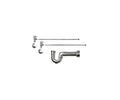 Polished Chrome Lavatory Supply Kit P221