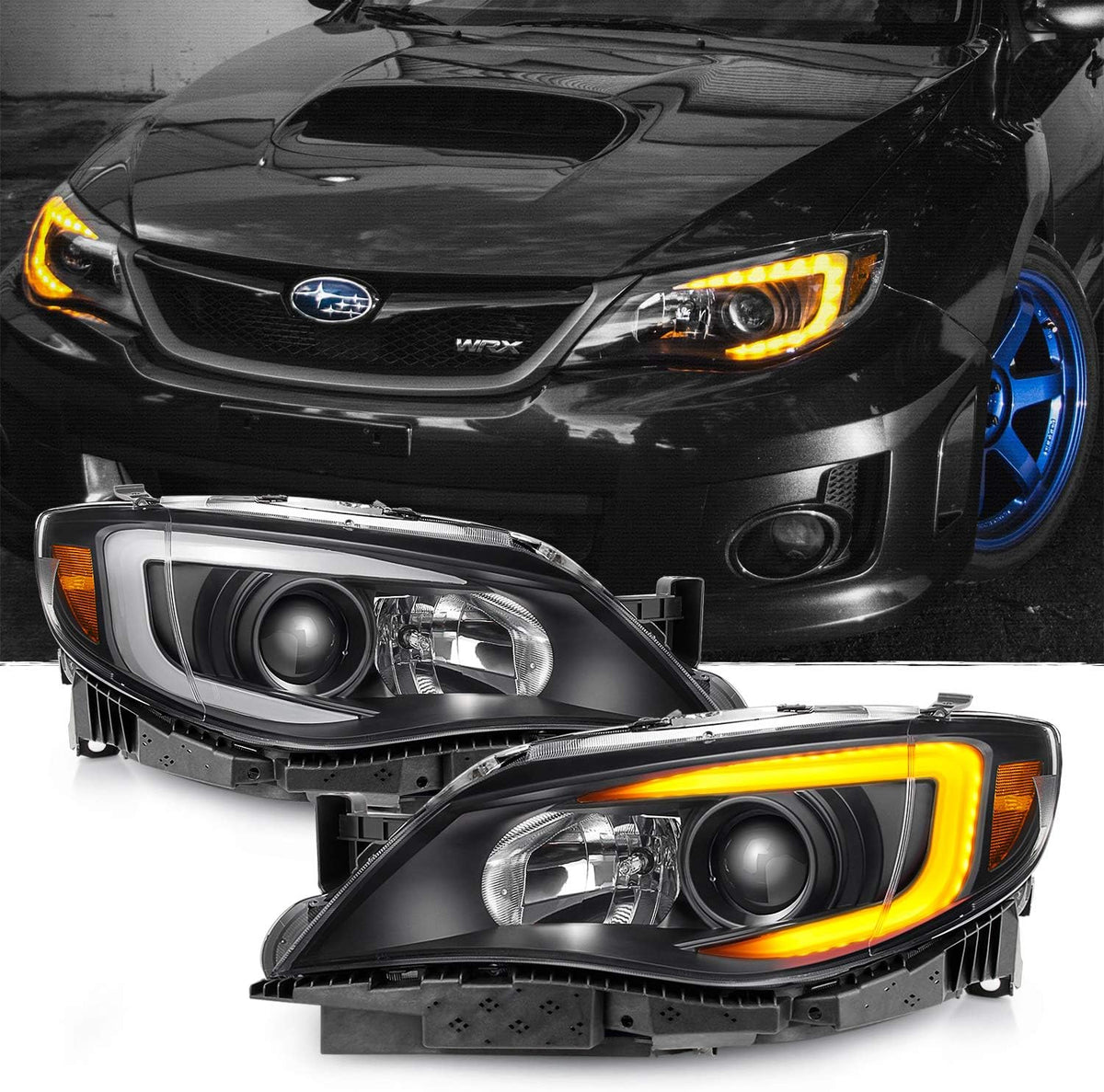 Black Projector Headlights L2463