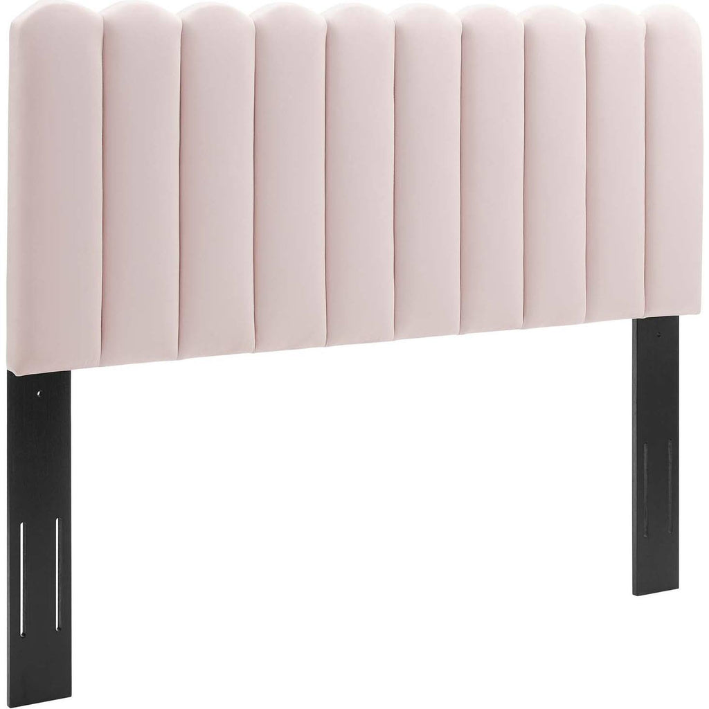 Pink Velvet Full/Queen Headboard U59100