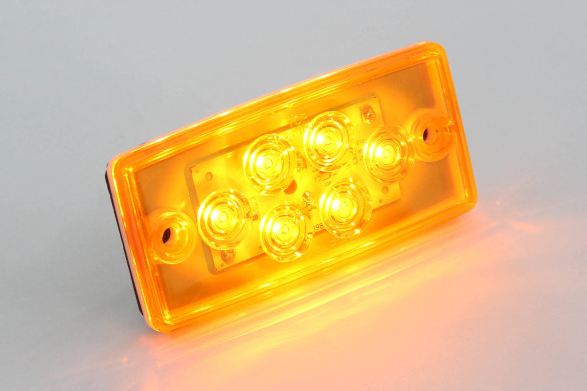10 Sealed LED Amber Clearance Lights Q1322