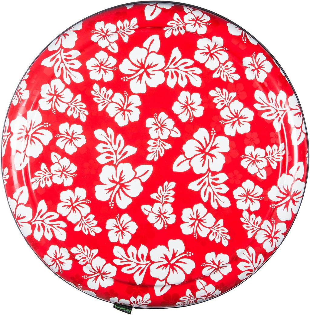 Red Hawaiian Print Rigid Tire Cover N10656