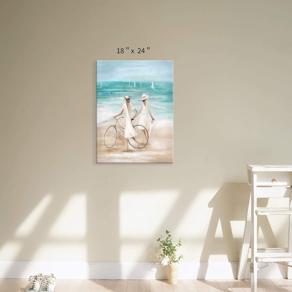 36” x 24” Framed Canvas Painting Wall Art R11035