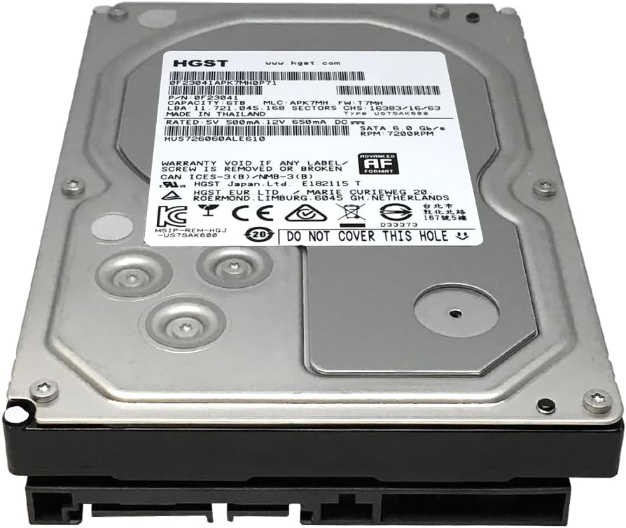 6TB 7200 RPM SATA 6Gb/s 128MB Cache 3.5-Inch Enterprise Hard Drive (Renewed) Pack of 2 I251