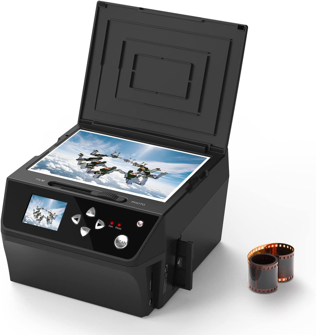 22MP Film & Slide Scanner with 8GB Memory Card J942683