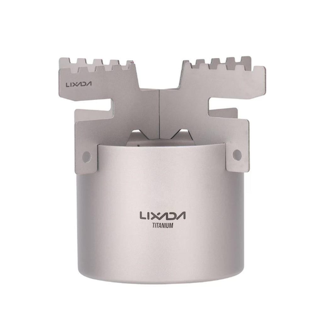 Titanium Liquid Spirit Stove with Cross Stand Rack Q4152