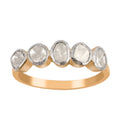 925 Sterling Silver Polki Diamond Ring J42263