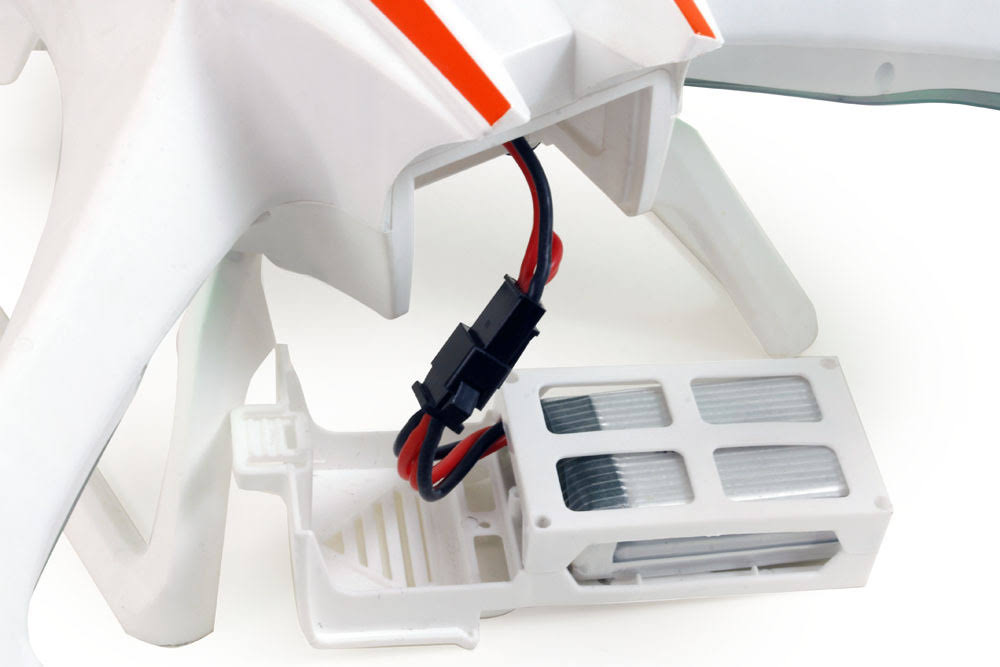 White 4-Channel 6 Axis UFO Drone RC Quadcopter with HD Camera J672440