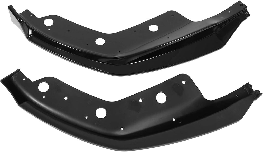 Glossy Black Car Front Bumper Bottom Lip Spoiler Splitter Pack of 2 U6803