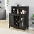 Charcoal Home Bar Cabinet J232896