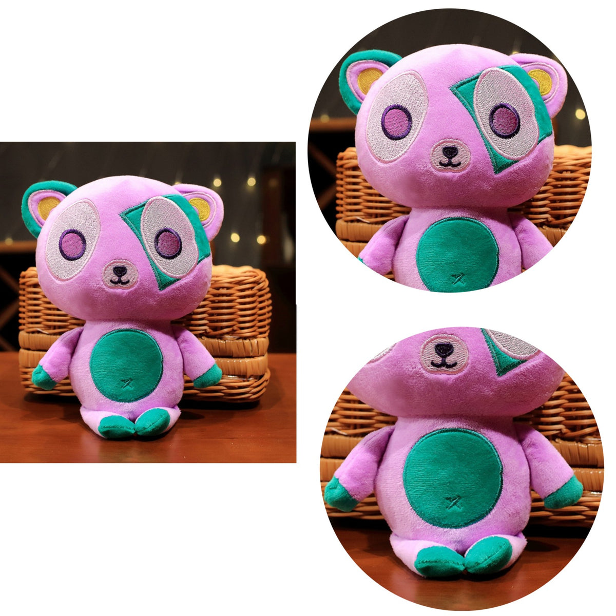 Purple 9.8 Inch Plush Teddy Bear Doll C410