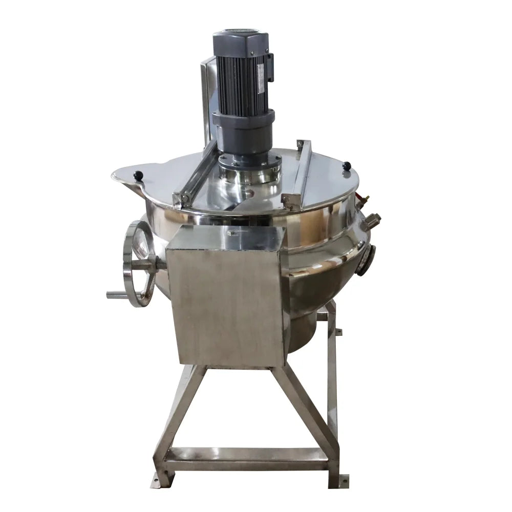 Electric Jacketed Kettle 50L Stainless Steel Silver X434395