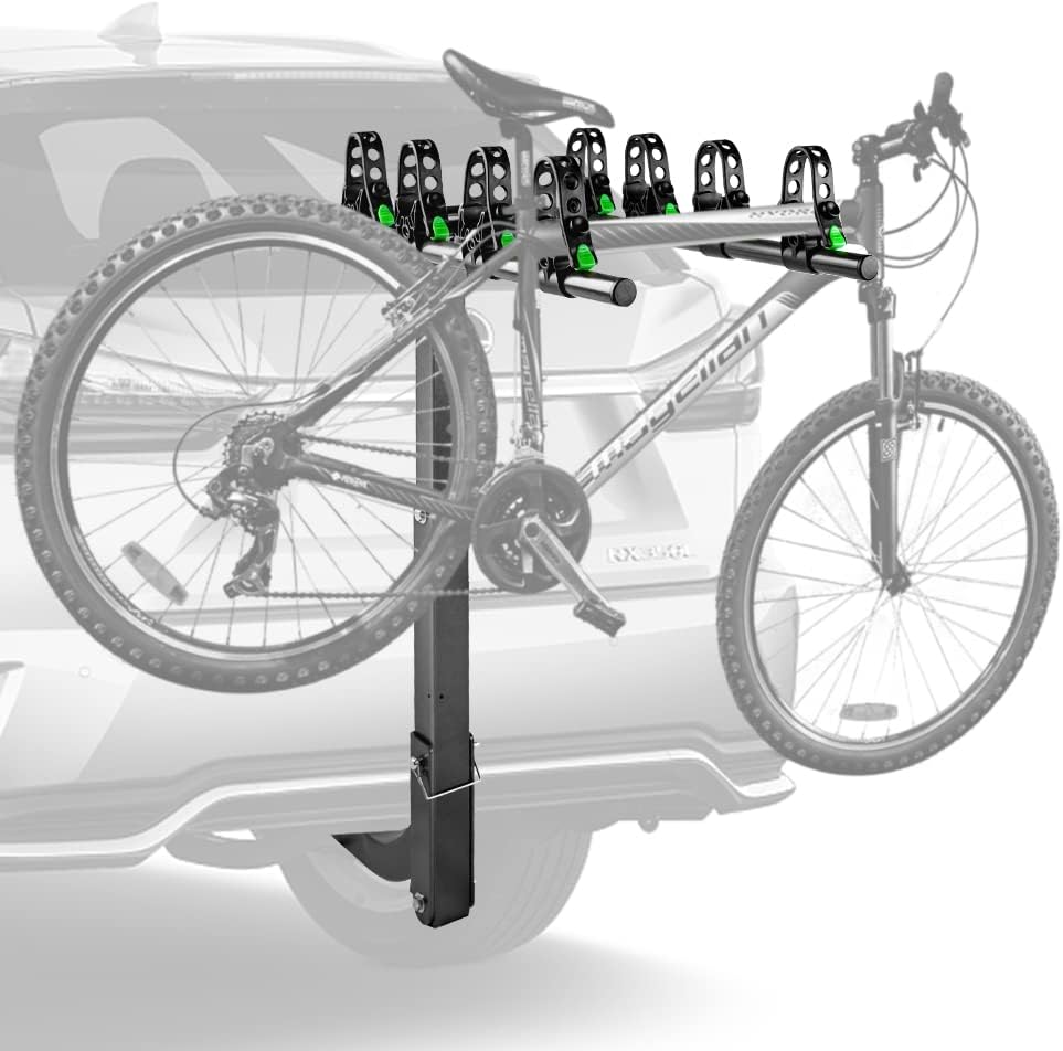 4 Bike Hitch Rack with 2-Inch Receiver Double Foldable Rack M47957