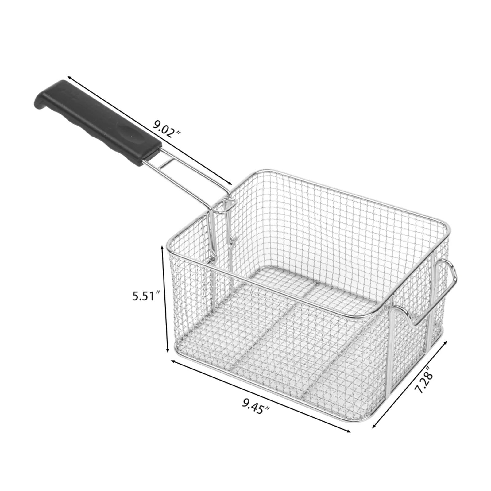 16.9QT Stainless Steel Double Tank Deep Fryer D16594