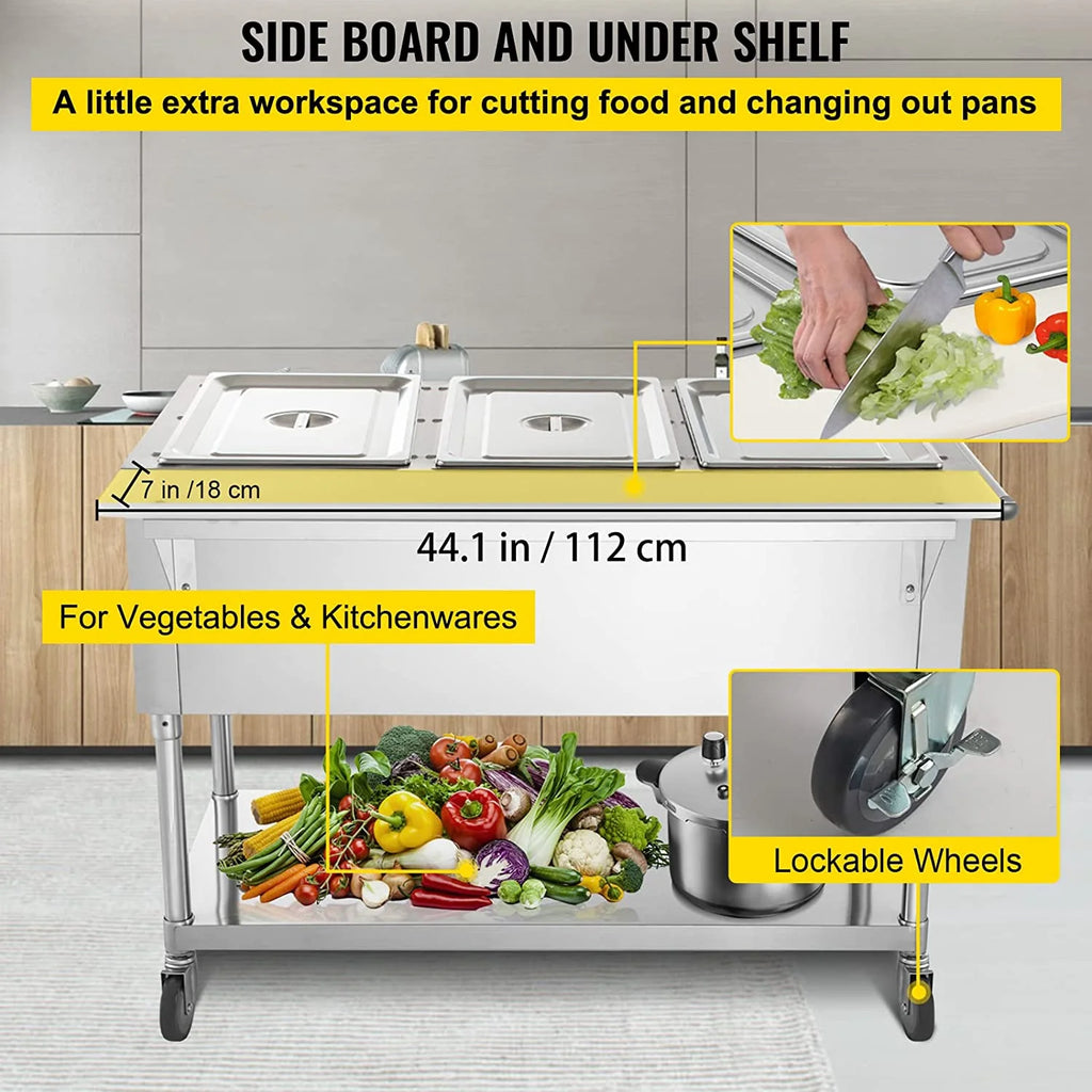 2-Pot Commercial Electric Food Warmer R24951