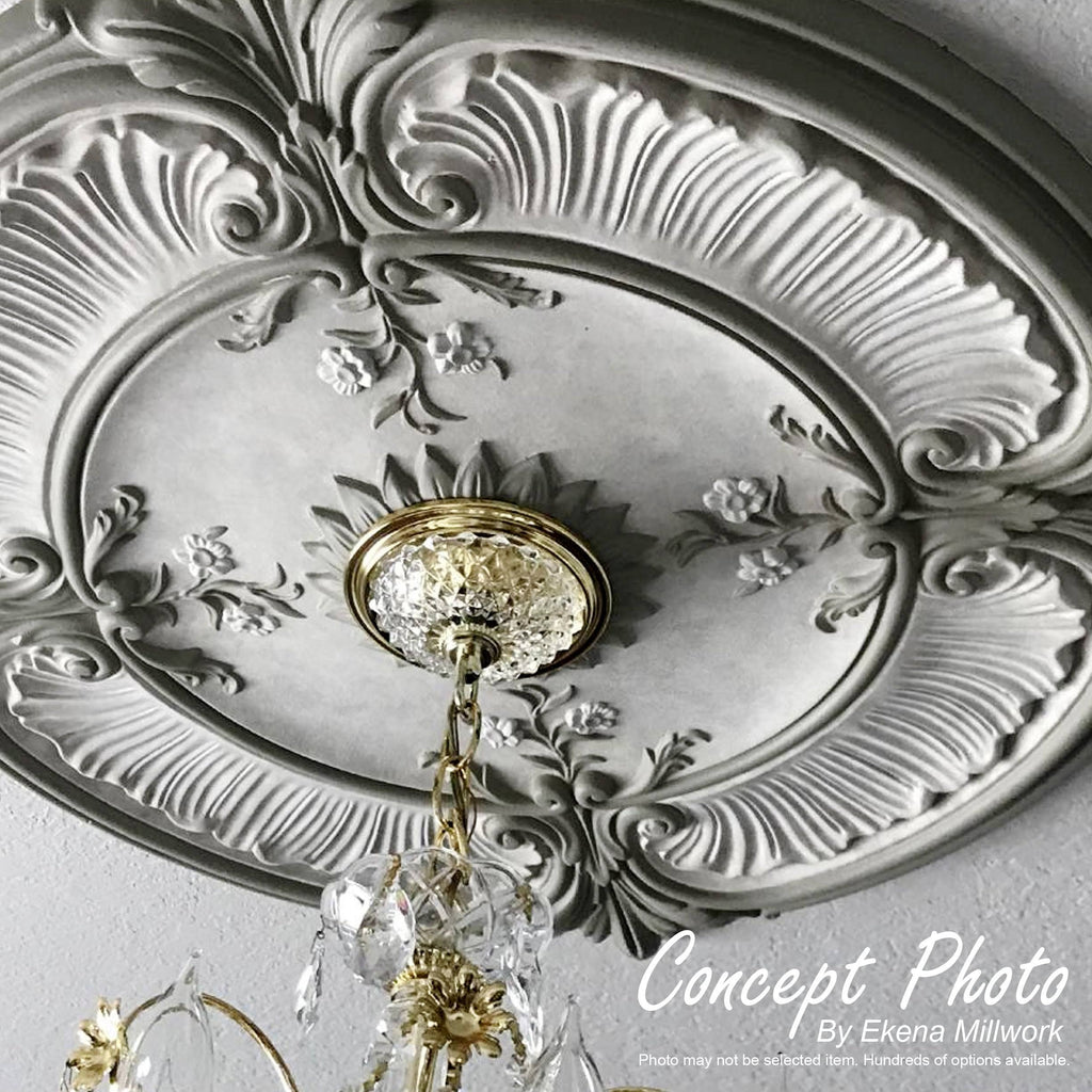 Walnut Ceiling Medallion H111