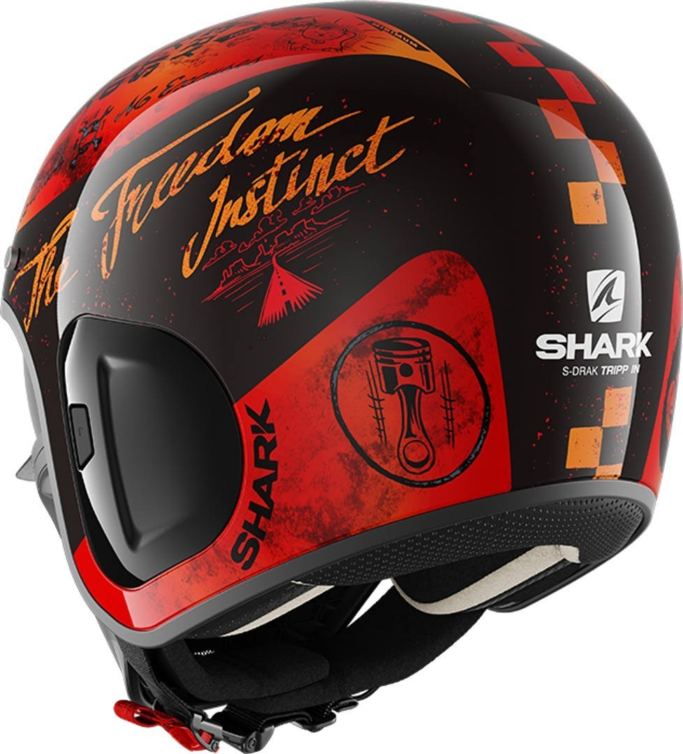 Black Orange Helmet C42079