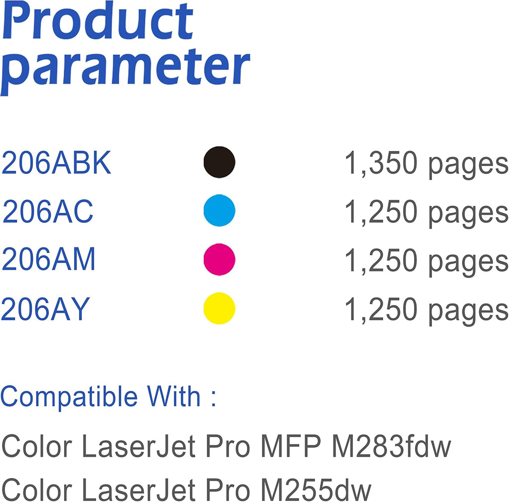 206A Toner Cartridge 8 Pack G461277