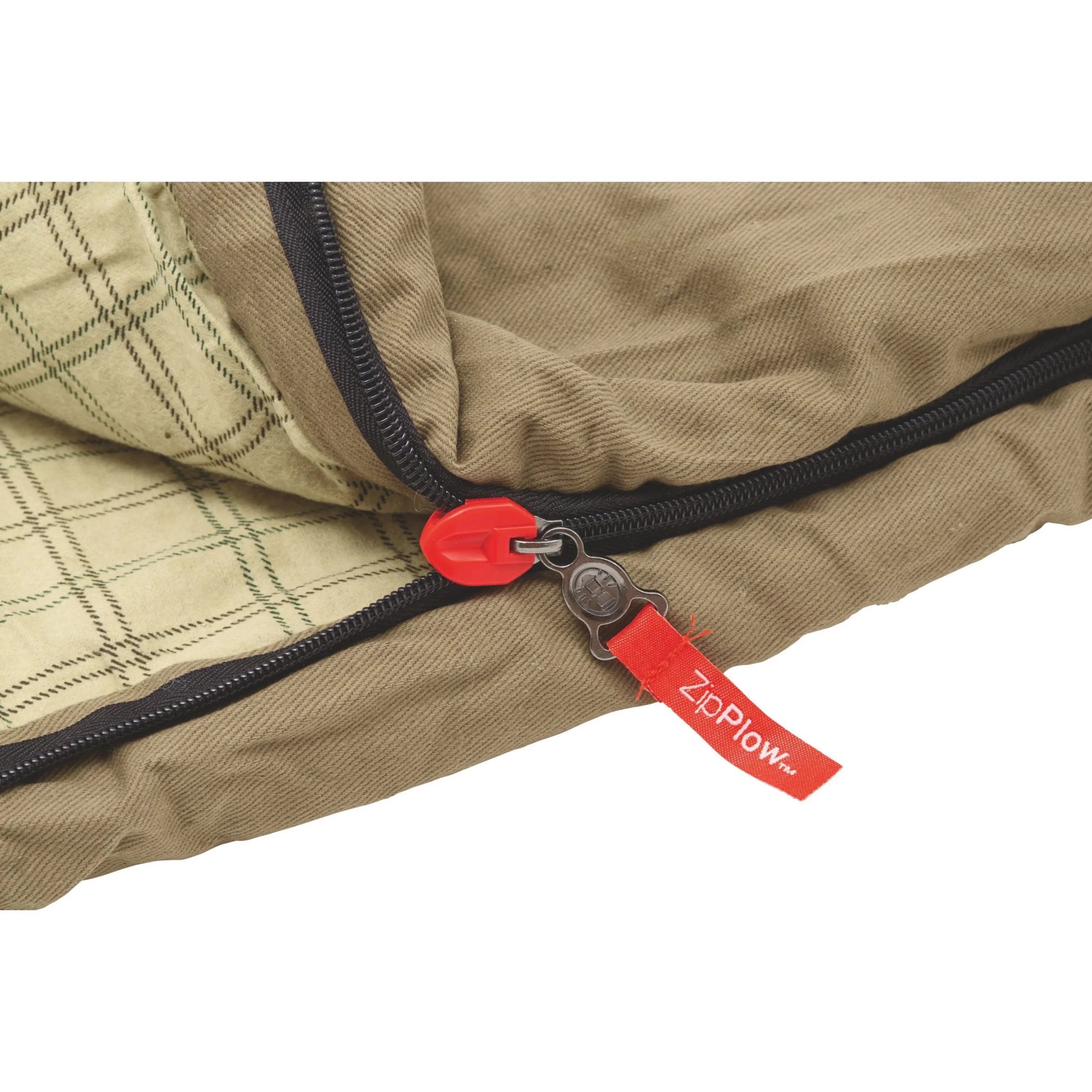 0-Degree Rectangular Sleeping Bag, Brown, 40"x84" N120505