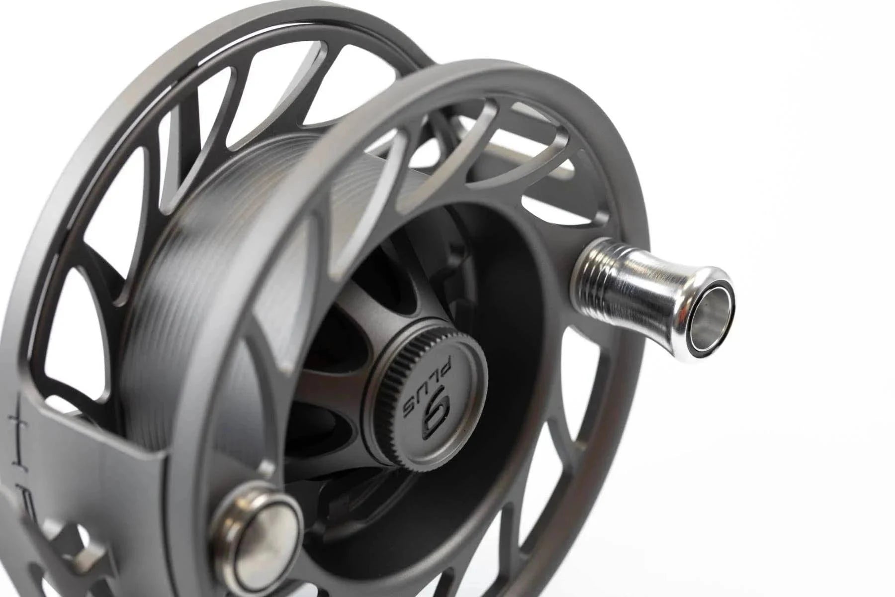 Gray/Black Large Arbor Fly Reel T130
