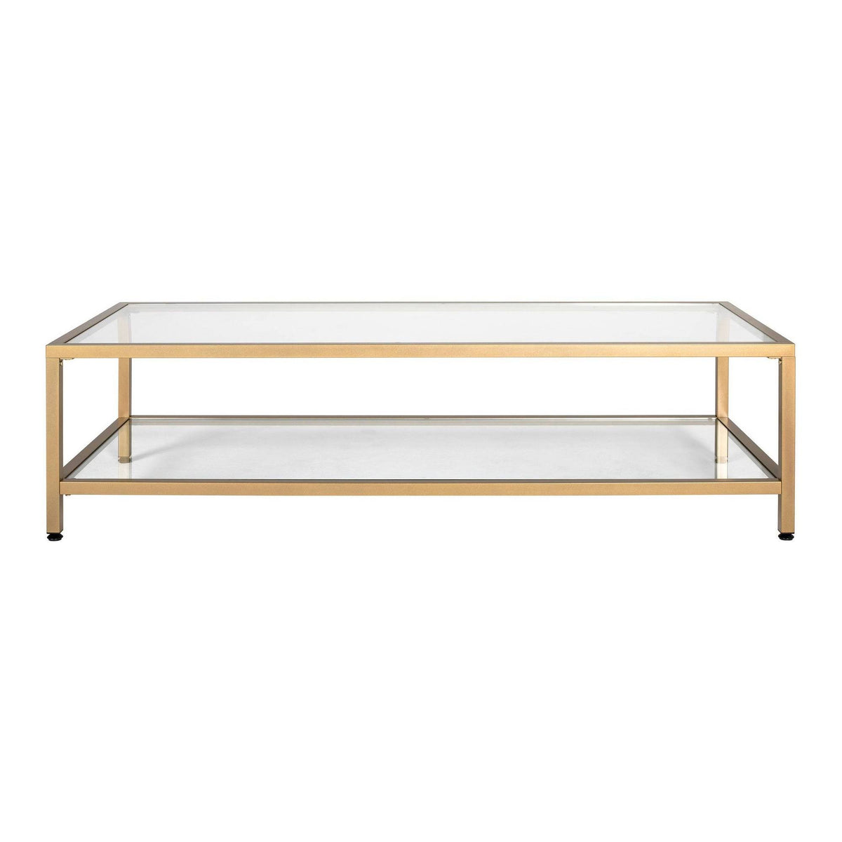 Gold Rectangle Coffee Table Z8972