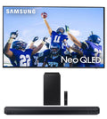 43 Inch Neo QLED Smart TV with 4K Upscaling and 3.1.2ch Soundbar with Subwoofer with Dolby Atmos O395