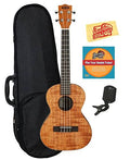 Tenor Ukulele Bundle with Hard Case and Tuner Q10323