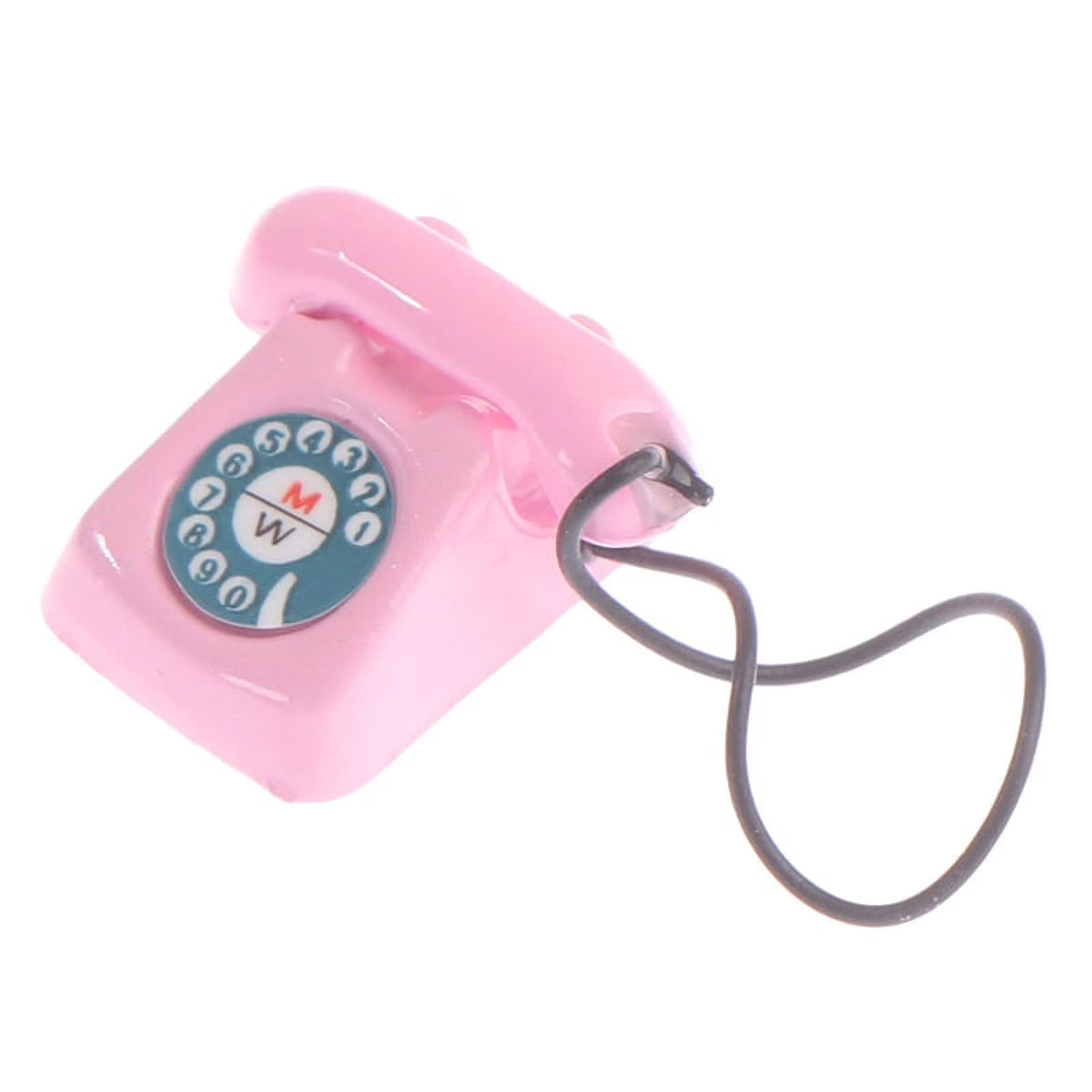 Retro Dollhouse Miniature Telephone Kids Toys M7692