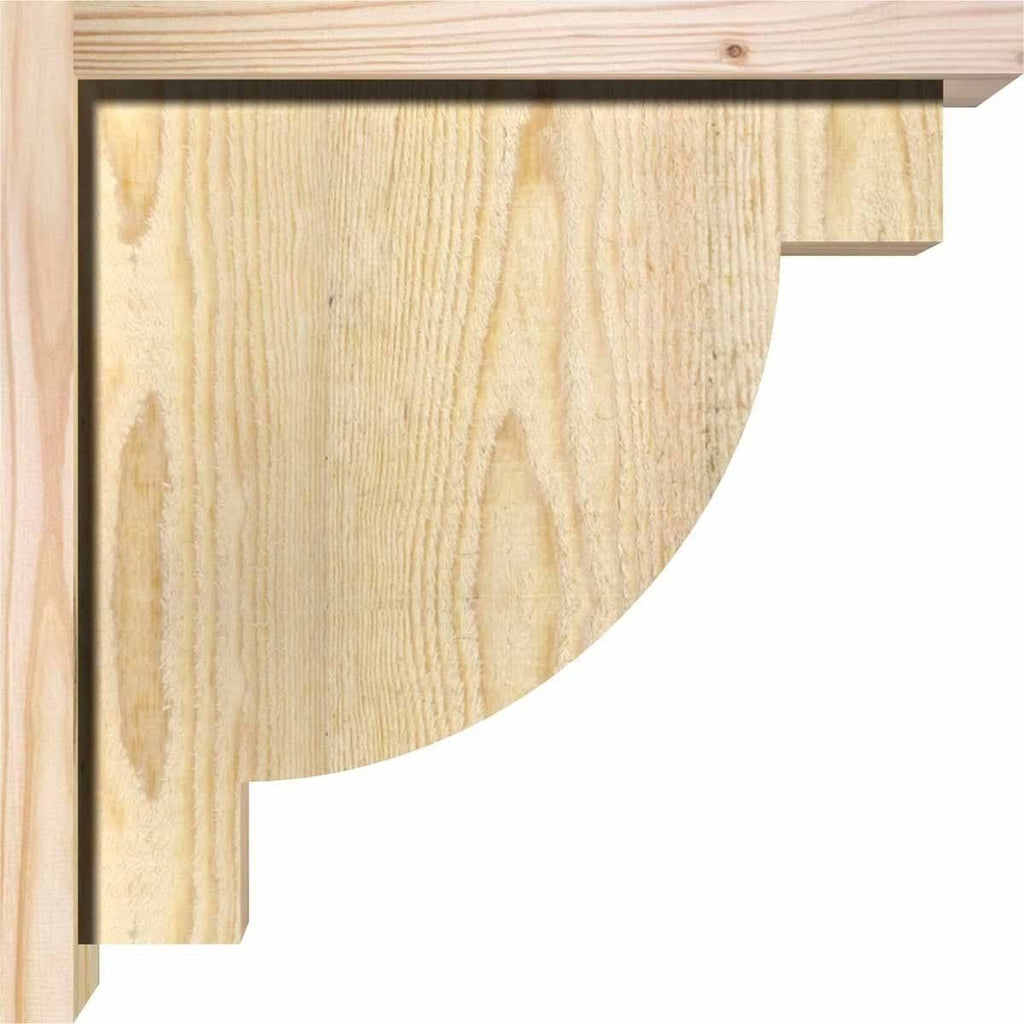 Alpine Rough Sawn Corbel with Backplate, Douglas Fir V53200