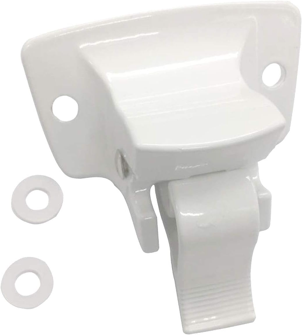 White Wall Mount Bracket for RV Camper Trailer, Pack of 2 K85458