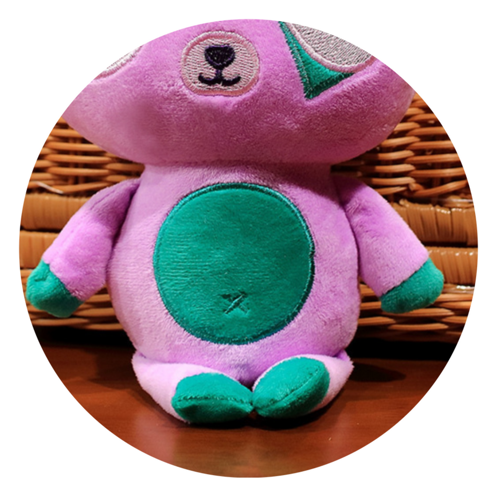 Purple 9.8 Inch Plush Teddy Bear Doll C410