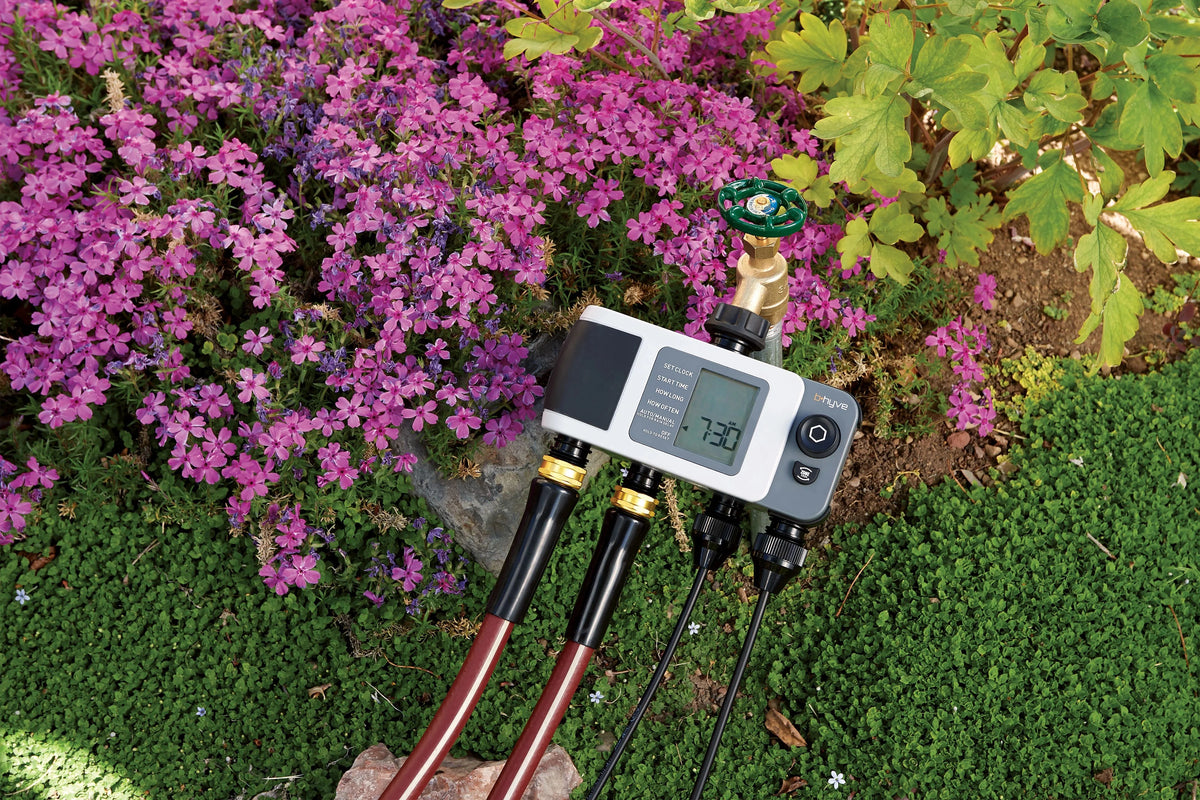 Smart 4-Outlet Hose Faucet Sprinkler Timer Q309