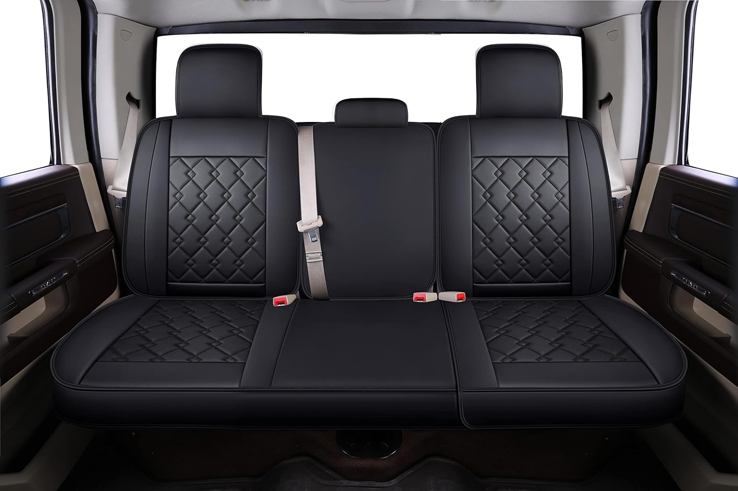 Ram Seat Covers with Center Console Cover (Black) R996339