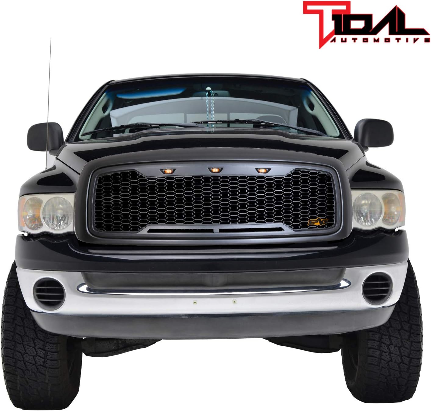 ABS Upper Grille with Amber LED Lights for Ram 1500/2500/3500 M588