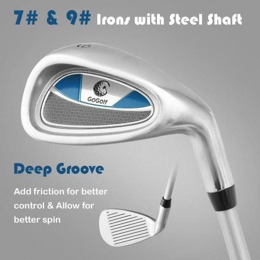 31x22 Junior Golf Club Set of 5 Blue L623