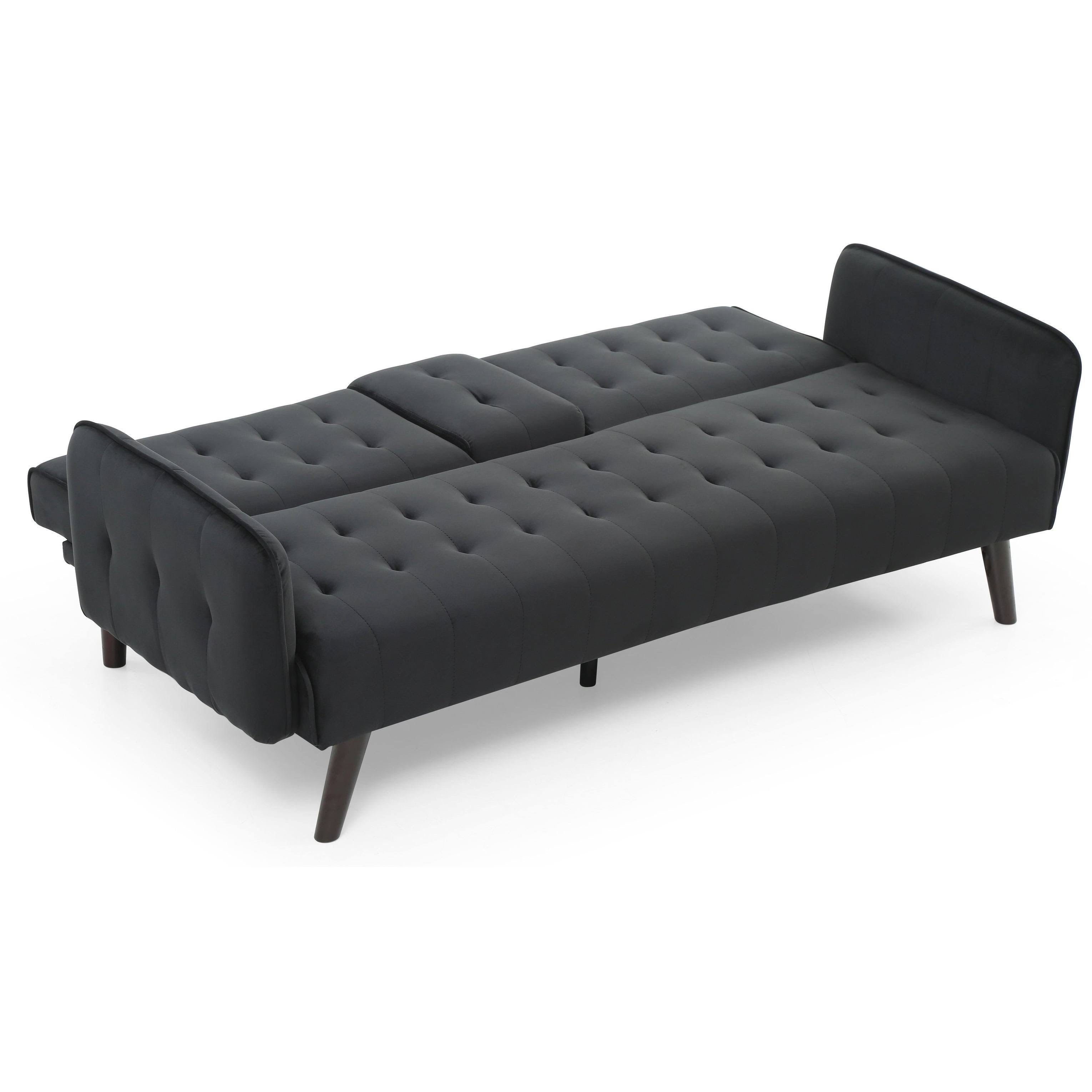 Navy Blue Velvet Sofa Bed X437320