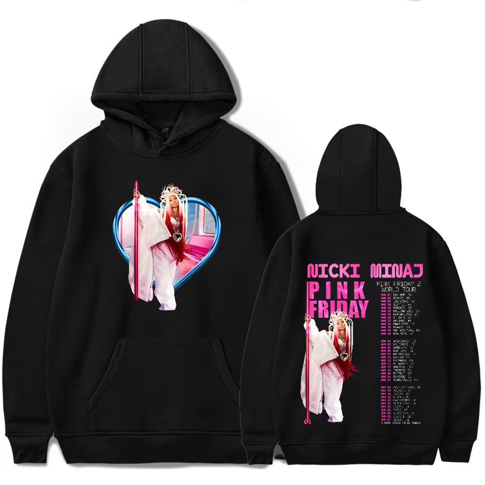 Pink Friday 2 Heart Logo Hoodie Sweatshirt Pullover N46439