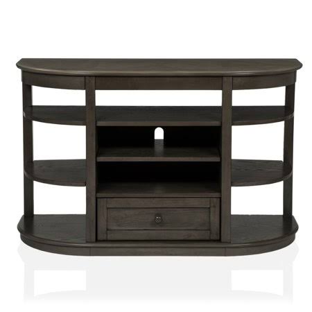 Gray MDF Console Table with Shelves R44938