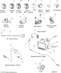 Genuine OEM Master Lighting Switch, SPDT, Qty 1 L8949