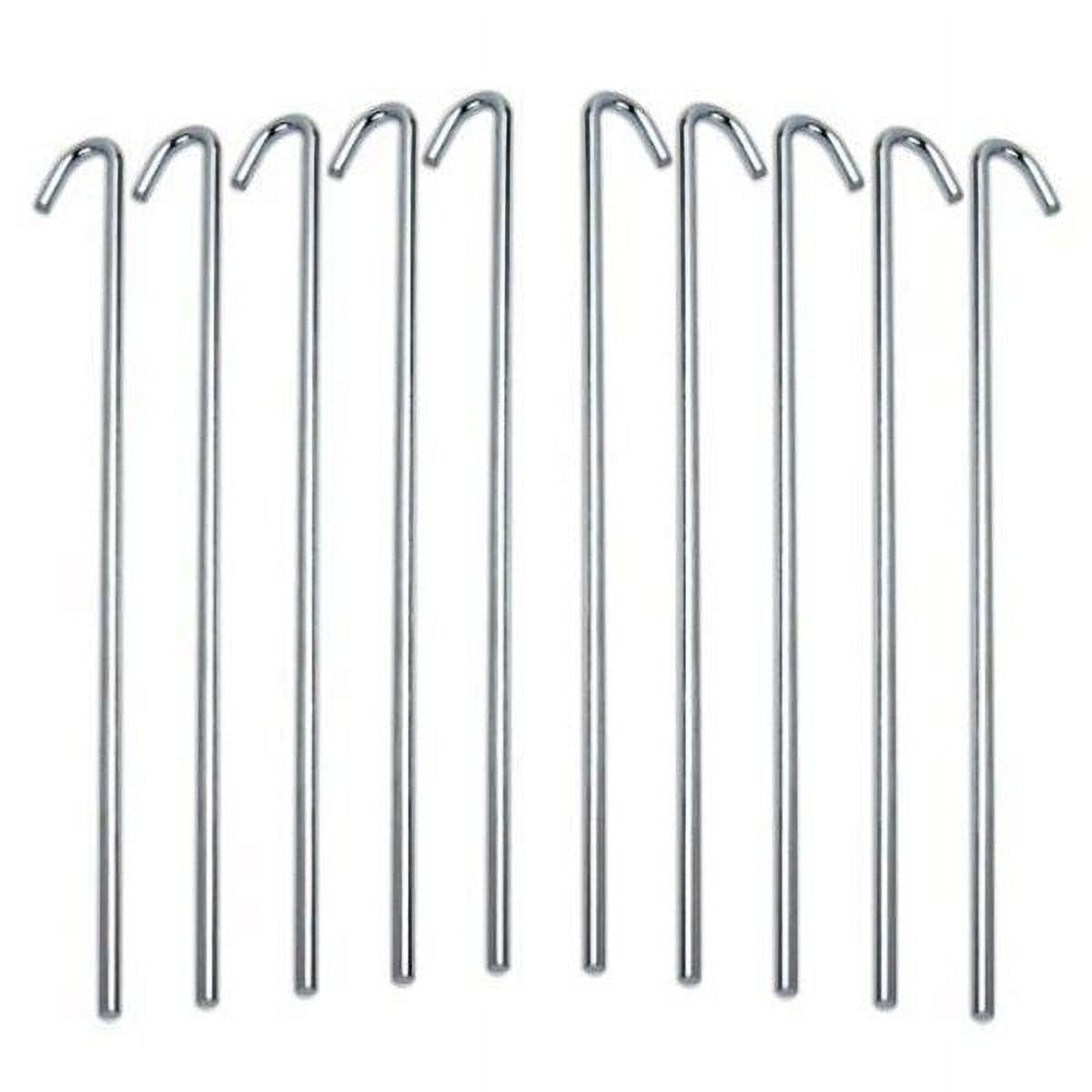 50 Piece Steel Tent Pegs Garden Stakes 9" Heavy Duty Q90658