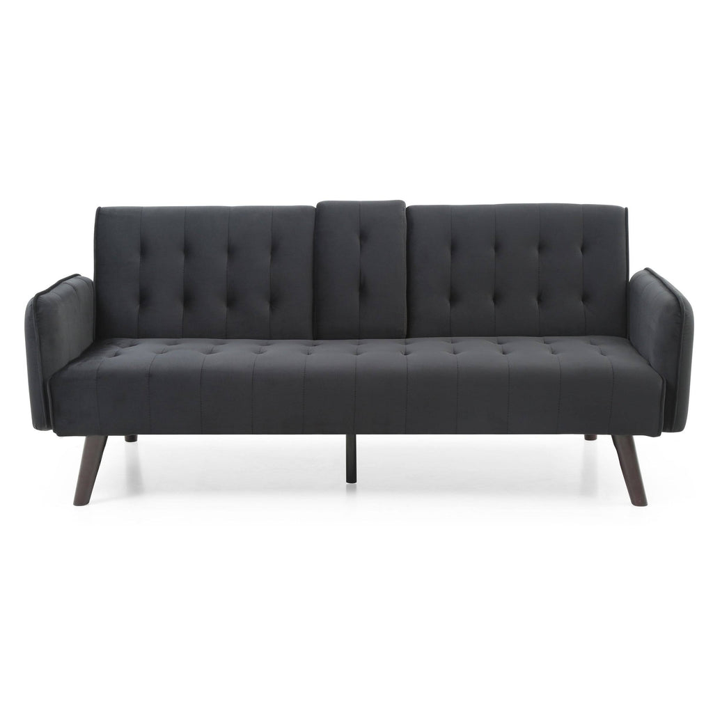 Navy Blue Velvet Sofa Bed X437320
