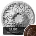 Hand-Painted Hickory Ceiling Medallion F395